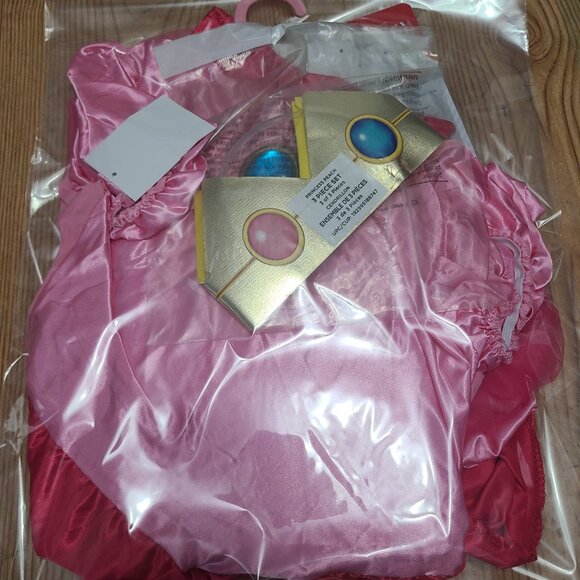 Princess Peach Halloween Costume Size S(4/6) - Picture 6 of 10